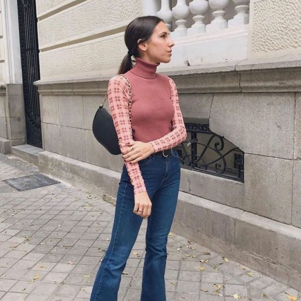 ZARA combination knit sweater - Picture 2 of 10